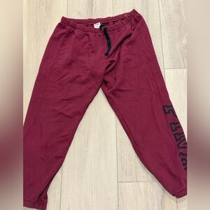 Victoria's Secret Burgundy Joggers